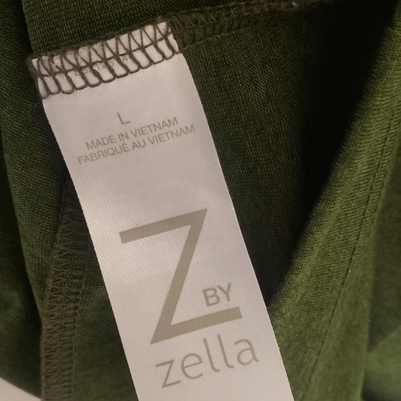 Z by Zella Green Training Muscle Tank Top Solid Mens - Picture 4 of 5